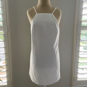 White Linen Dress
